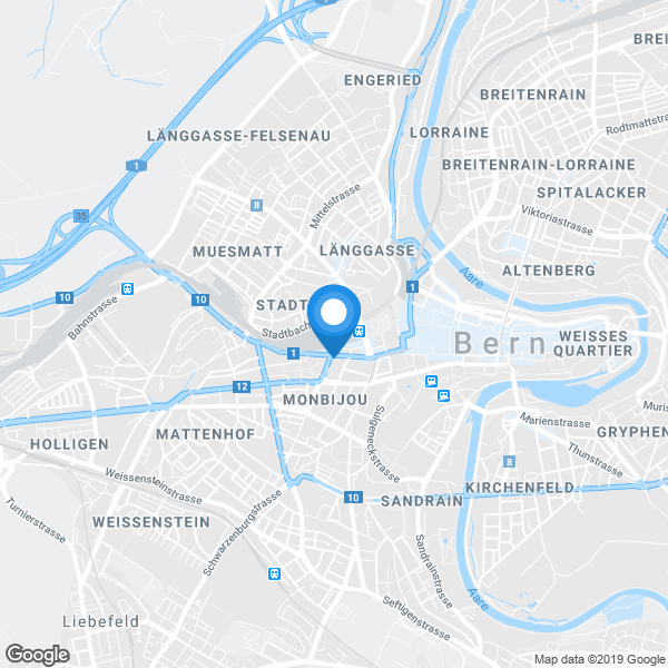 Karte zum Lagerraum Bern