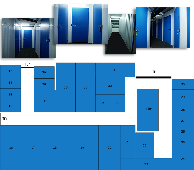 Boxenübersicht Konradstrasse Boxenübersicht Konradstrasse